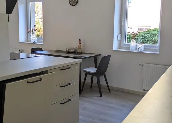 Daire Moderne 3-zimmer-ferienwohnung Direkt Am Saaleradwanderweg